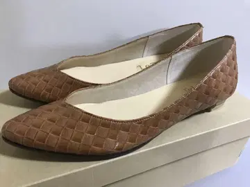 르 탈롱 뜨개질 펌프스 플랫슈즈 22.5cm