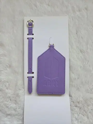 BTS ARMY 러기지 택 보라색 [ 미사용 ]