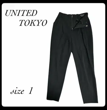 UNITED TOKYO 턱 슬랙스 오피스 캐주얼