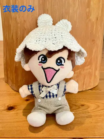 치비누이 의상 의류 모자 체크 무늬 쟈니즈 나니와단시 A!group