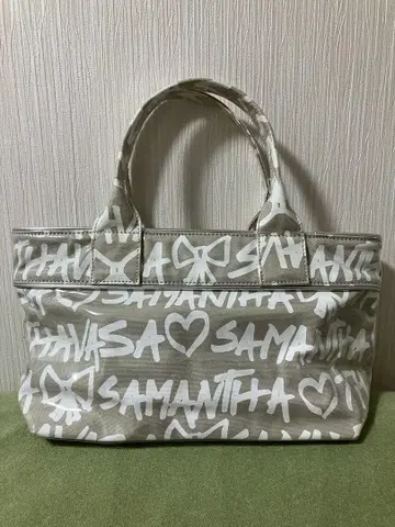 SAMANTHA THAVASA 로고 프린트 핸드백