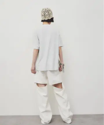 HANNE 화이트 데님 팬츠