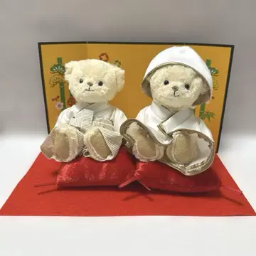 쁘띠루우 일본 의류 웰컴 베어 봉제 인형 세트