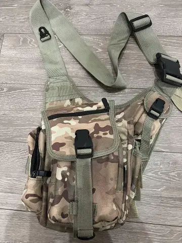 카모 패턴 숄더백 바디백 밀리터리