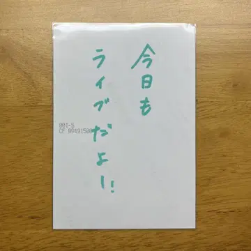 사립 에비스 중학교 에비츄 후미 카즈카 사인 포함 브로마이드 14217