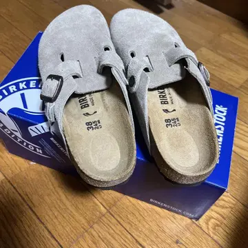 BIRKENSTOCK 보스턴 BS 사보 샌들 38 타우페