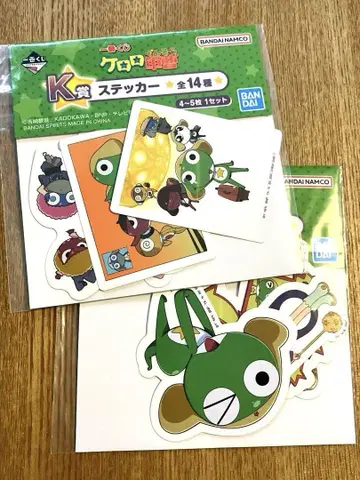 115 개구리 중사 케로로 제일복권 씰 2세트