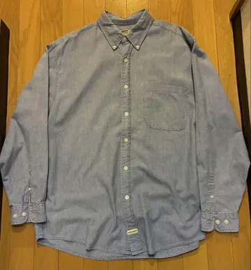 Eddie Bauer 90s used 긴팔 셔츠 스카이블루