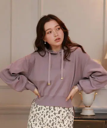 ASTORIA ODIER 사이드 지퍼 총알 니트 후드티