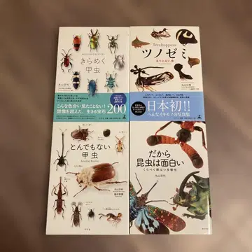 마루야마 소리 곤충 도서 4권 세트