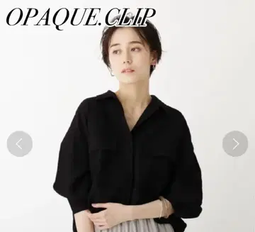 새상품 오파크 클립 드레이프 트윌 리락시 셔츠 자켓 한정 사이즈