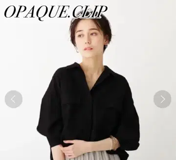 새상품 오파크 클립 드레이프 트윌 리락시 셔츠 자켓 한정 사이즈