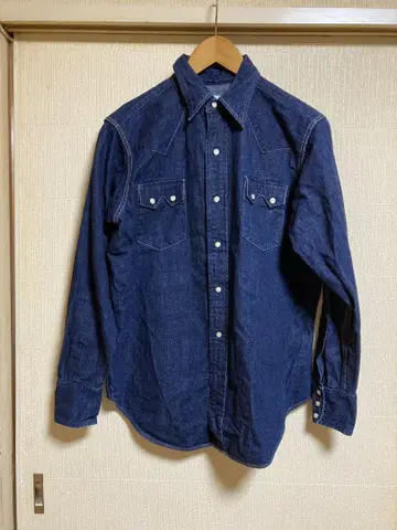 ANATOMICA 데님 셔츠 사이즈 M 아나토미카 웨스턴