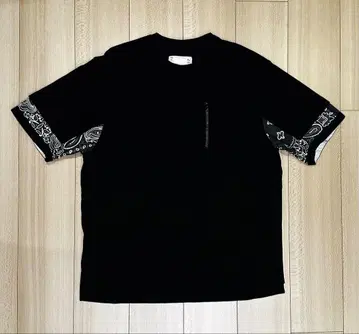 사카이 sacai 22SS 셔츠 반다나 절개는 프린트