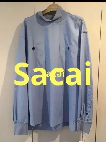 새상품 레어/Sacai 사카이/셔츠/이소재 믹스