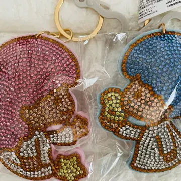 리틀트윈스타 키키라라 키링 2개 세트 [미사용 새상품]