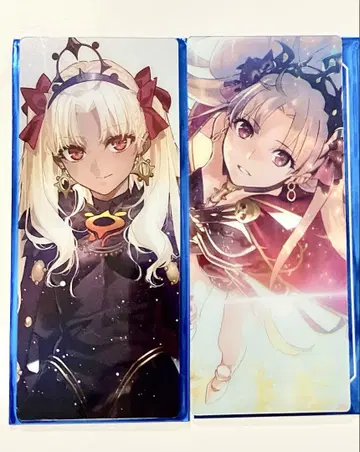 FGO 최종 재림전 편성 화면풍 카드 엘레쉬키갈 알타 2종