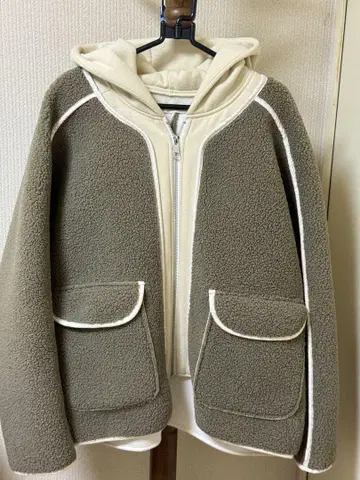 motti 플리스 자켓 후드 부착