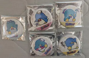 [산리오] 턱시도샘 캔뱃지 POPUP 5종 세트 세미컴프