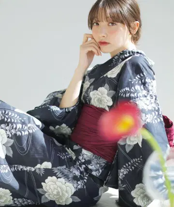 Dita 2부식 유카타 2점 세트 세퍼레이트 M 나기의 후지나가레