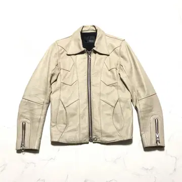 S 사이즈 bluten blatt 천연 가죽 가죽 자켓 archive