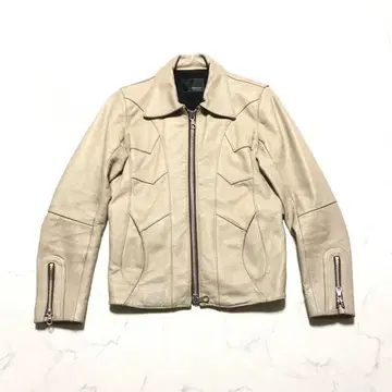 S 사이즈 bluten blatt 천연 가죽 가죽 자켓 archive