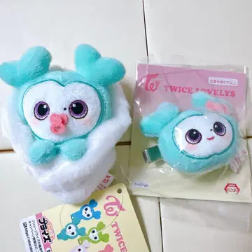 TWICE LOVELYS 봉제 인형 헤어핀 싸개 마스코트 미나