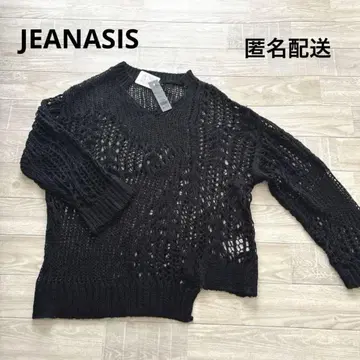 [ 새상품 ] JEANASIS 패치워크 메쉬 풀오버