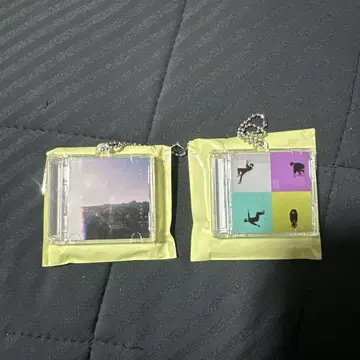 마카로니 연필 CD풍 미니어처 키링 세트