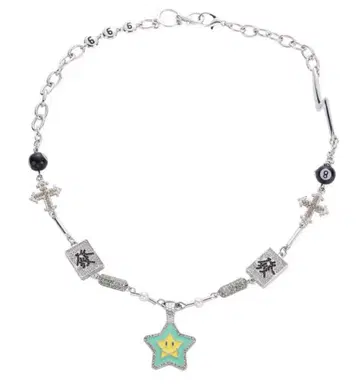 메종 에메랄드 MAISON EMERALD Star Smiley 목걸이