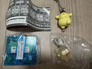 산리오 폼폼푸딩 가챠가챠 묶음 판매 플라스틱 메지루시