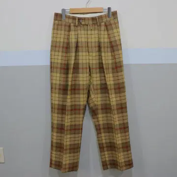 NEAT LOCHCARRON 타탄 체크 슬랙스 사이즈 44