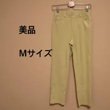 새상품급 여성용 팬츠/스트레치/머스타드/무지/허리밴딩