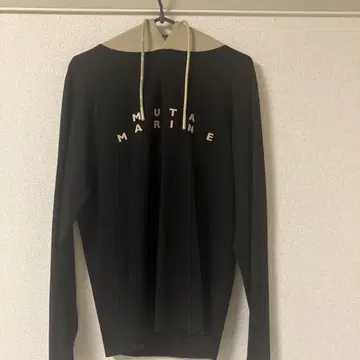 MUTA MARINE 블랙 후드티 5