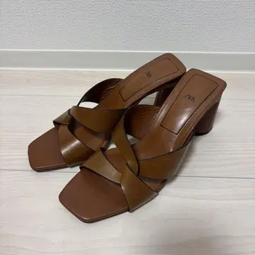 크로스 스트랩 샌들 37 ZARA