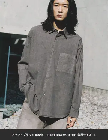 FADED TENCEL SHIRT [ M size ]