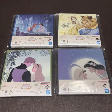 제일복권 디즈니 프린세스 F상 미니 캔버스 보드 4종
