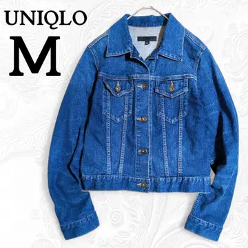 UNIQLO 데님 자켓 G 무지 겉옷 M 블루