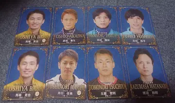 보트 레이스 가마고리 경정 타케시마 특별 트레이딩 카드 8장