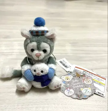 디즈니 윈터홀리데이 젤라토니 봉제 인형 스트랩 스트