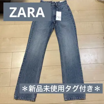 *택 포함 미사용 새상품* ZARA 하이 라이즈 스트레이트 핏
