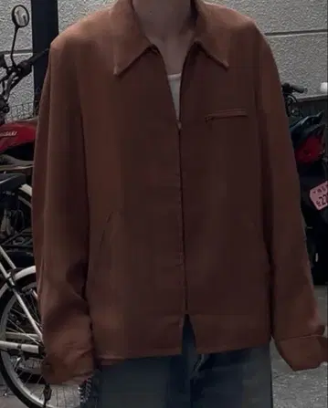 50s 개버 재킷 레이온 개버