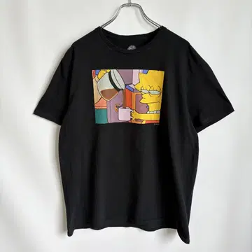 심슨 T셔츠 simpsons 애니메이션T 캐릭터T 검정 블랙