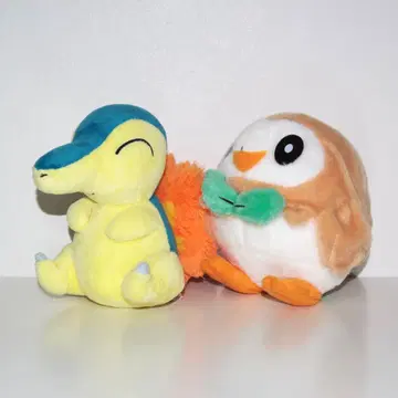 포켓몬 히노아라시 모크로 봉제 인형 세트
