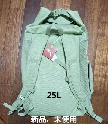 PUMA 메쉬 숄더백 라이트 그린