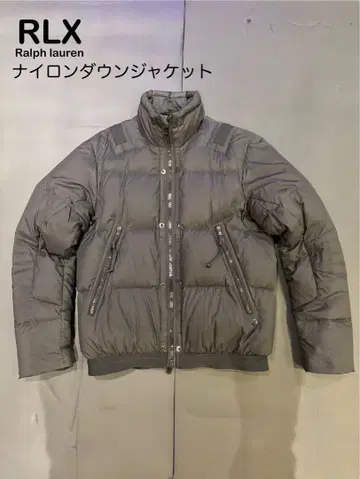 RLX 나일론 다운 자켓 블랙 S 사이즈