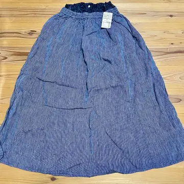 프렌치 린넨 개더 스커트 S 면 100%