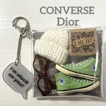 *가챠  파우치 *CONVERSE 피스타치오