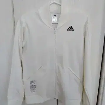 adidas 화이트 집업 저리