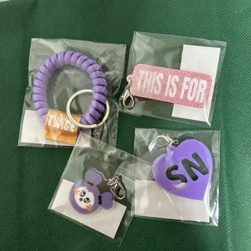 트와이스 사나 코일 키링 참 팝업스토어 한정판